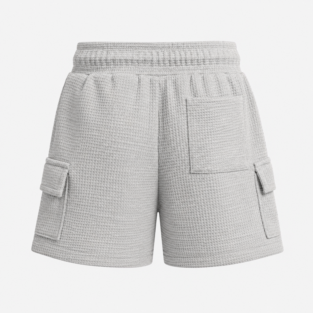 waffle short - heather grey