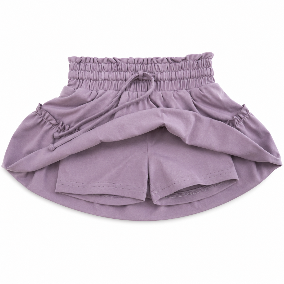 peplum + skirt set - purple