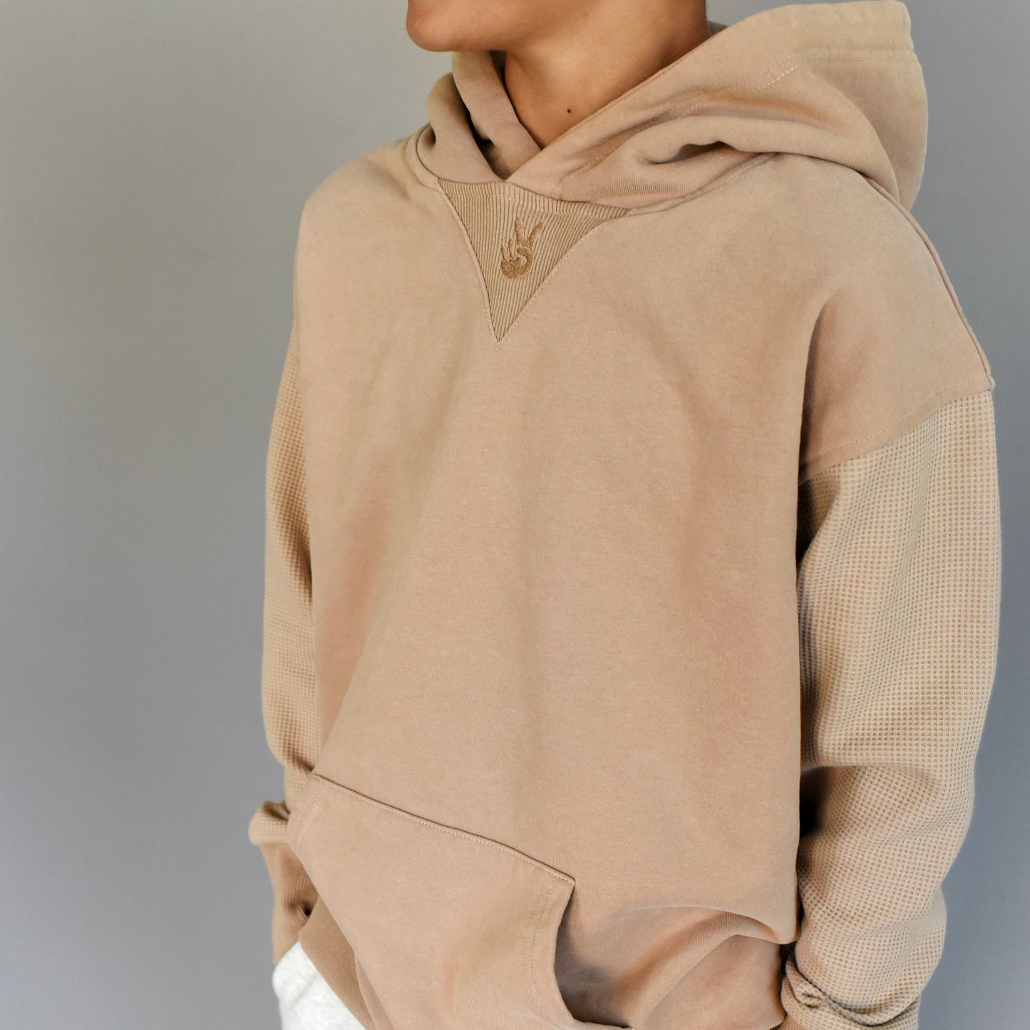 hoodie - malt waffle