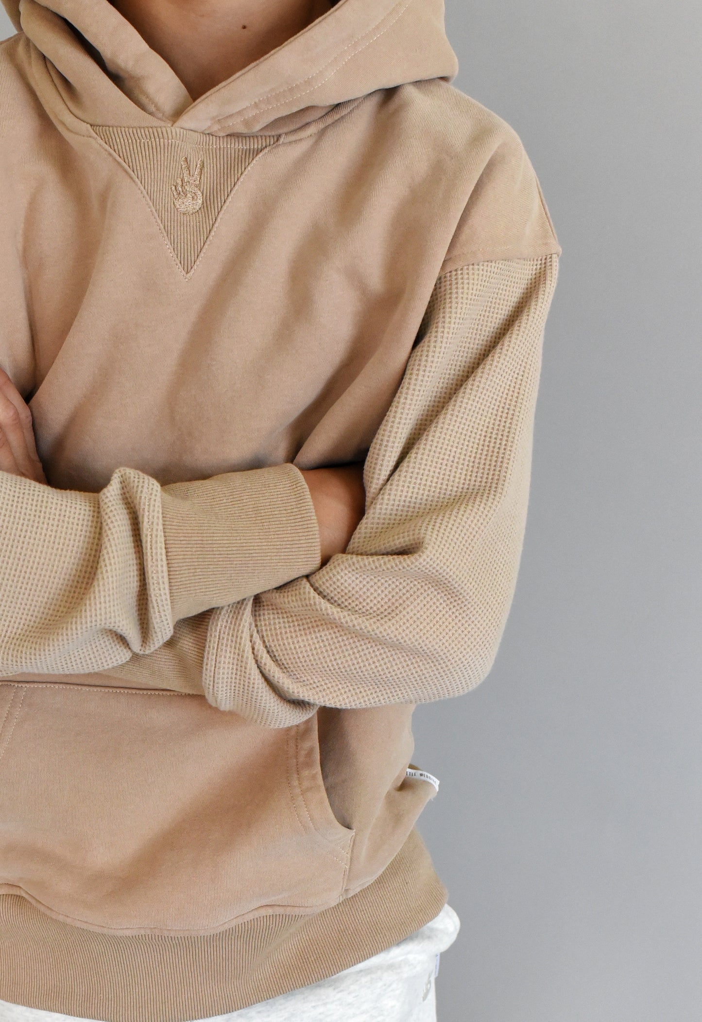 hoodie - malt waffle
