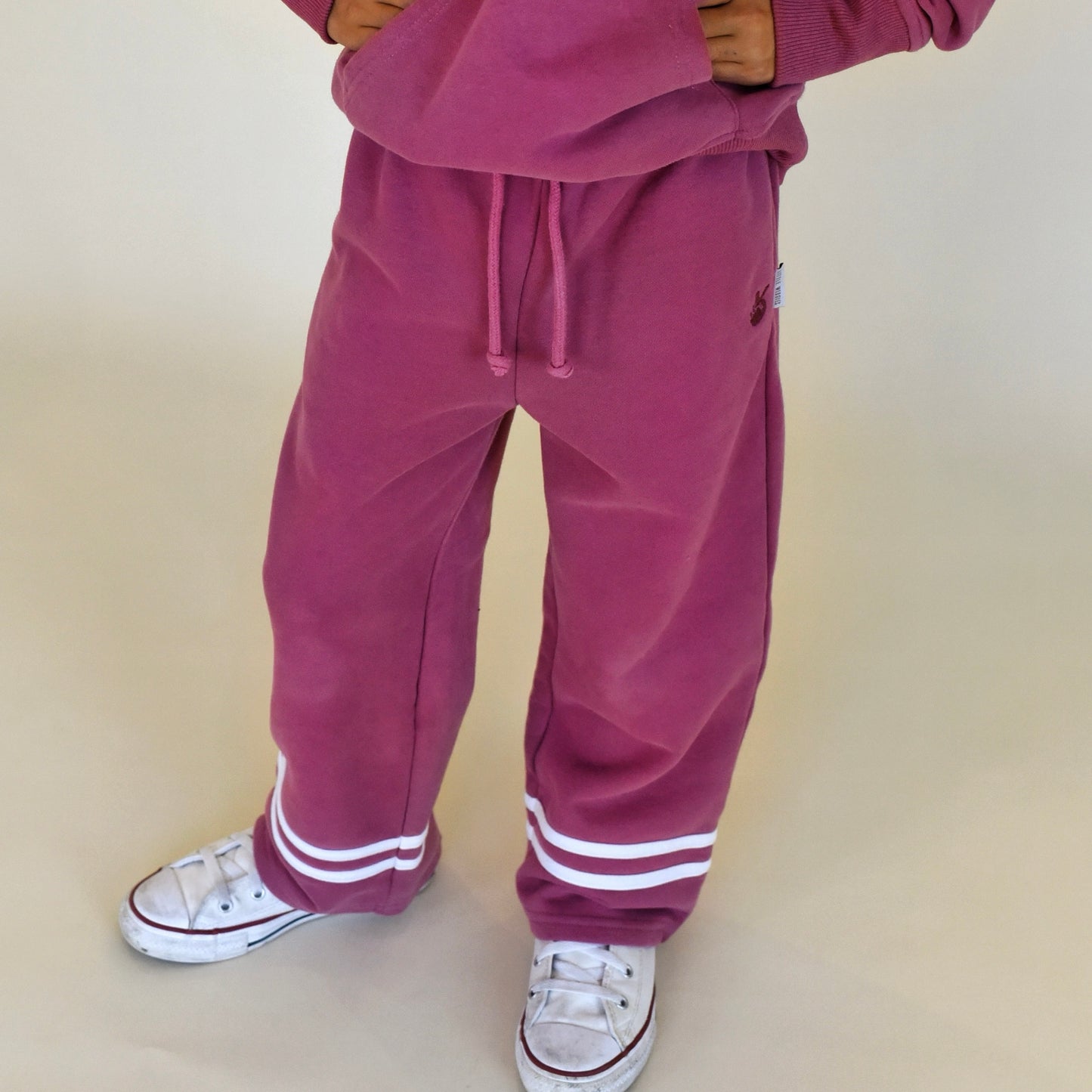 joggers - maroon
