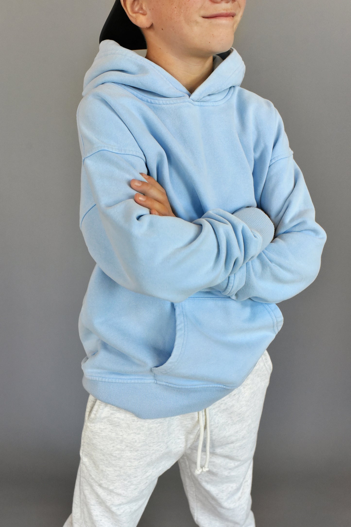 hoodie - blue acid
