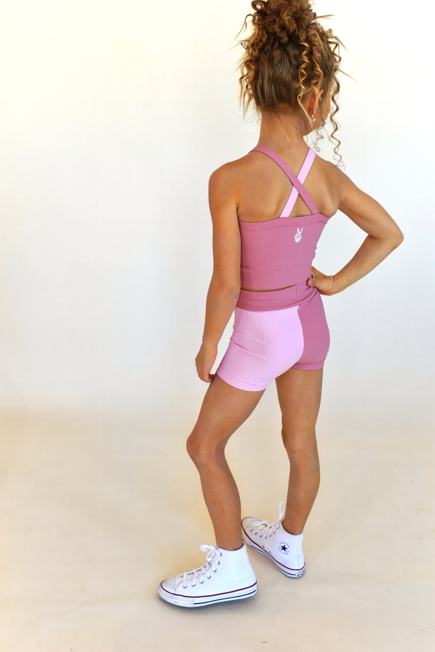 active - pink colorblock