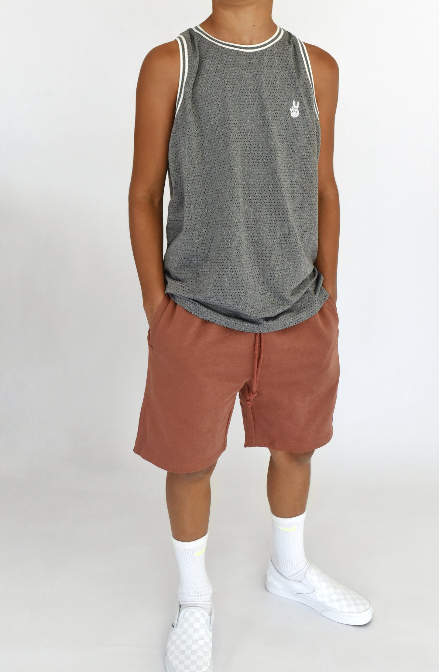 jersey - heathered grey