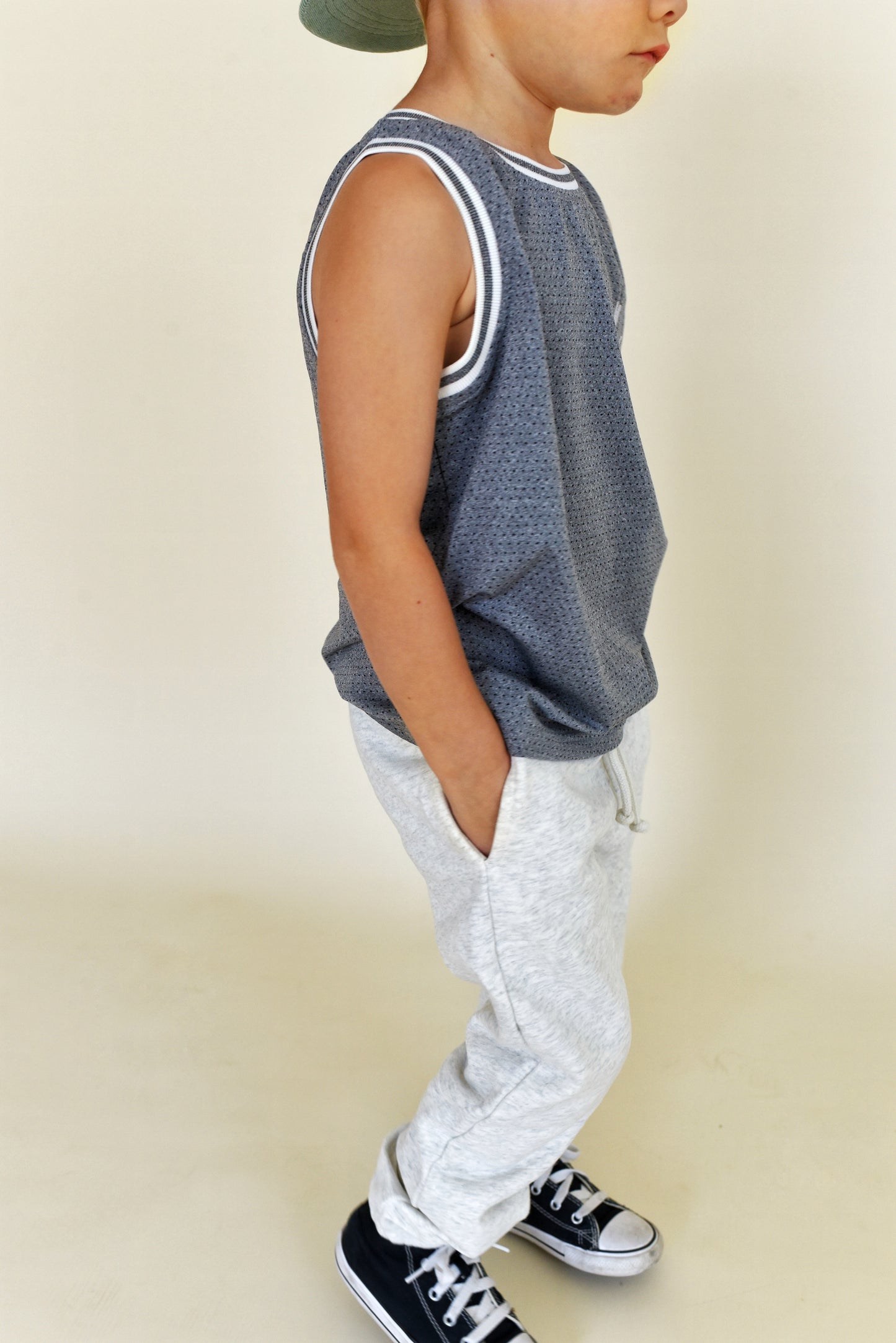 vintage joggers - light grey