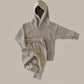 hoodie - washed taupe