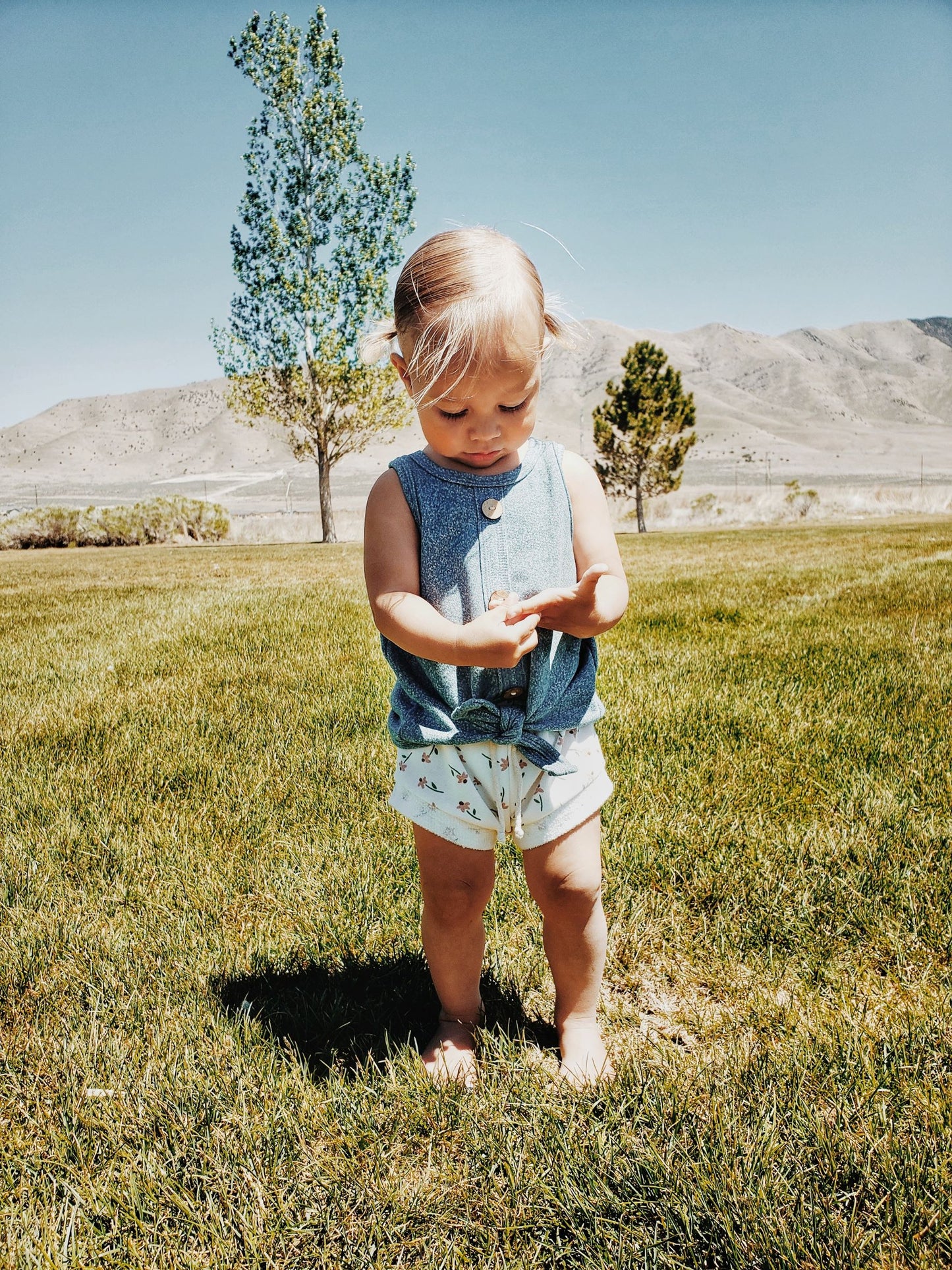 tie-up tank - earth blue