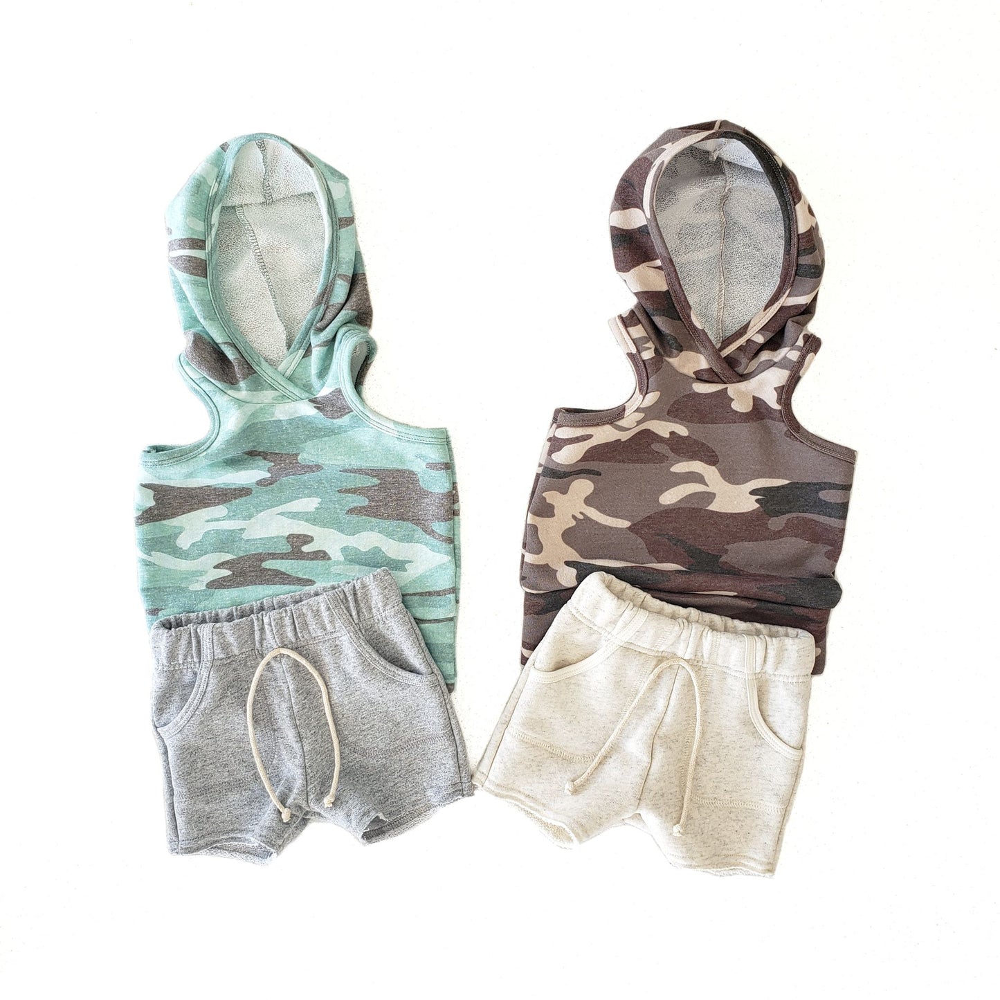 sleeveless - brown camo (SEE SIZING NOTE)