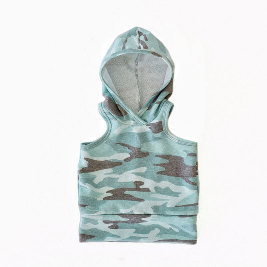 sleeveless - mint camo (SEE SIZING NOTE)