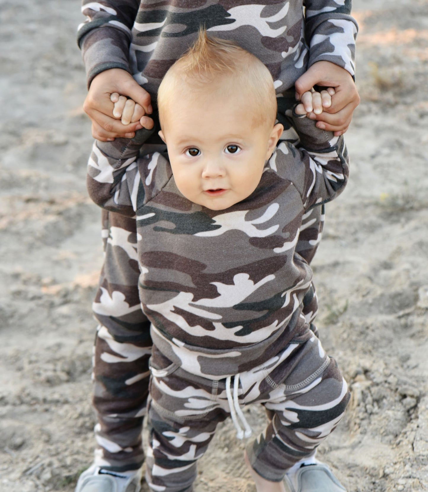 hoodie - brown camo (SEE SIZING NOTE)