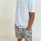 raw seam tee - grey