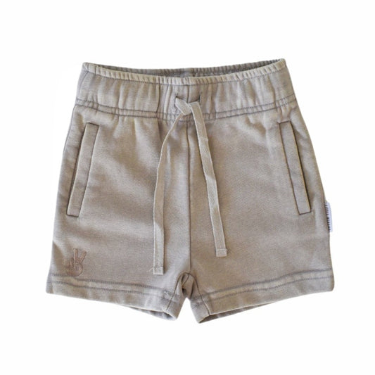 shorts - washed taupe