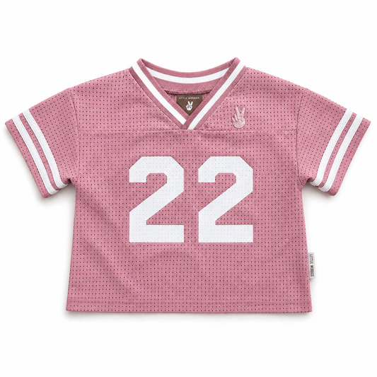 boxy jersey - rosy pink