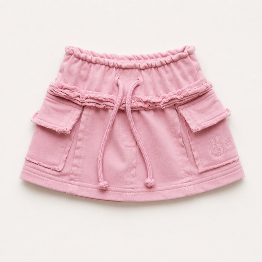 skirt - dusty pink