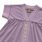 peplum + skirt set - purple