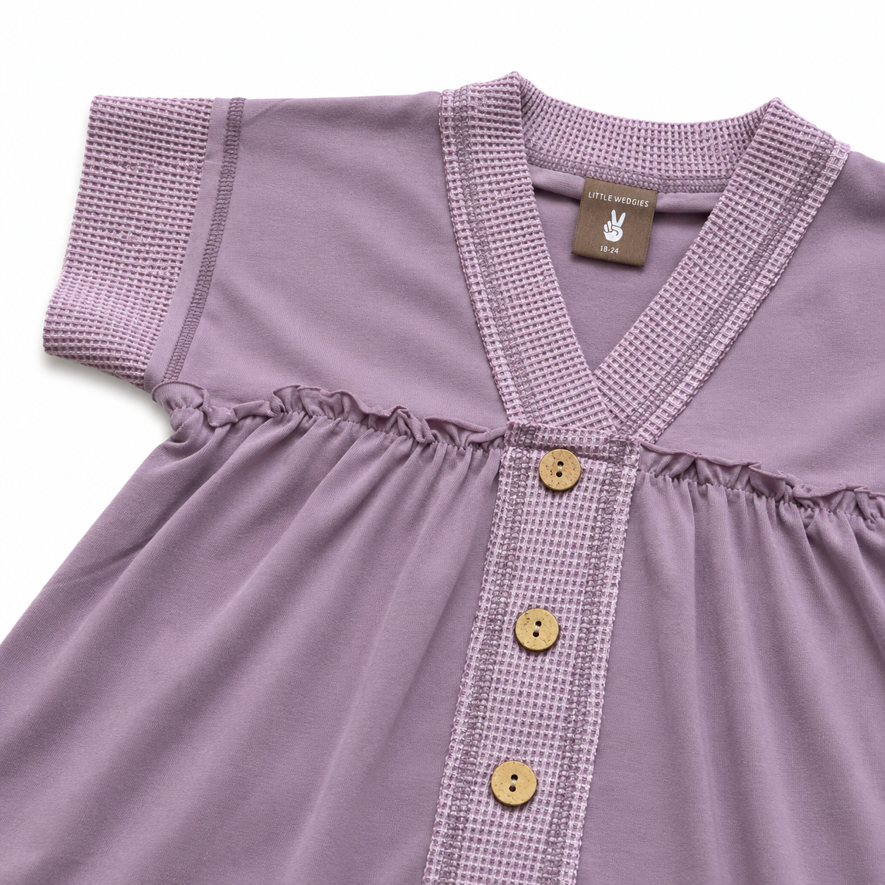 peplum + skirt set - purple