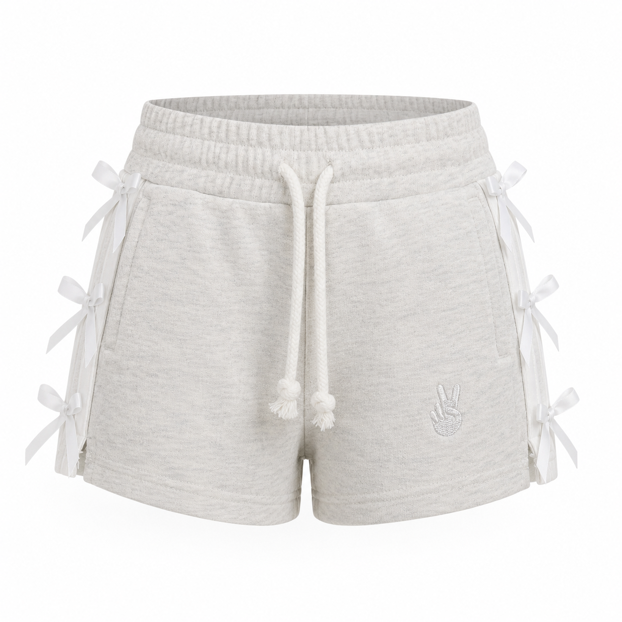 girls fleece short - bows