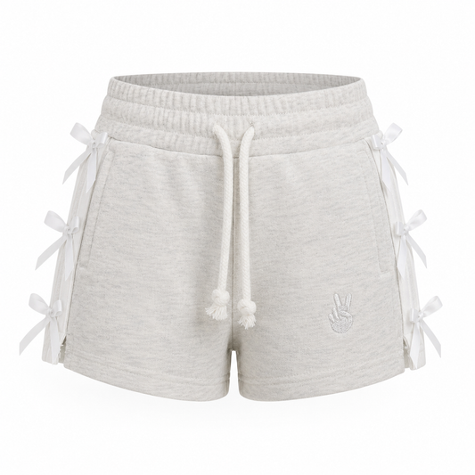 girls fleece short - bows