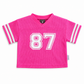 boxy jersey - hot pink