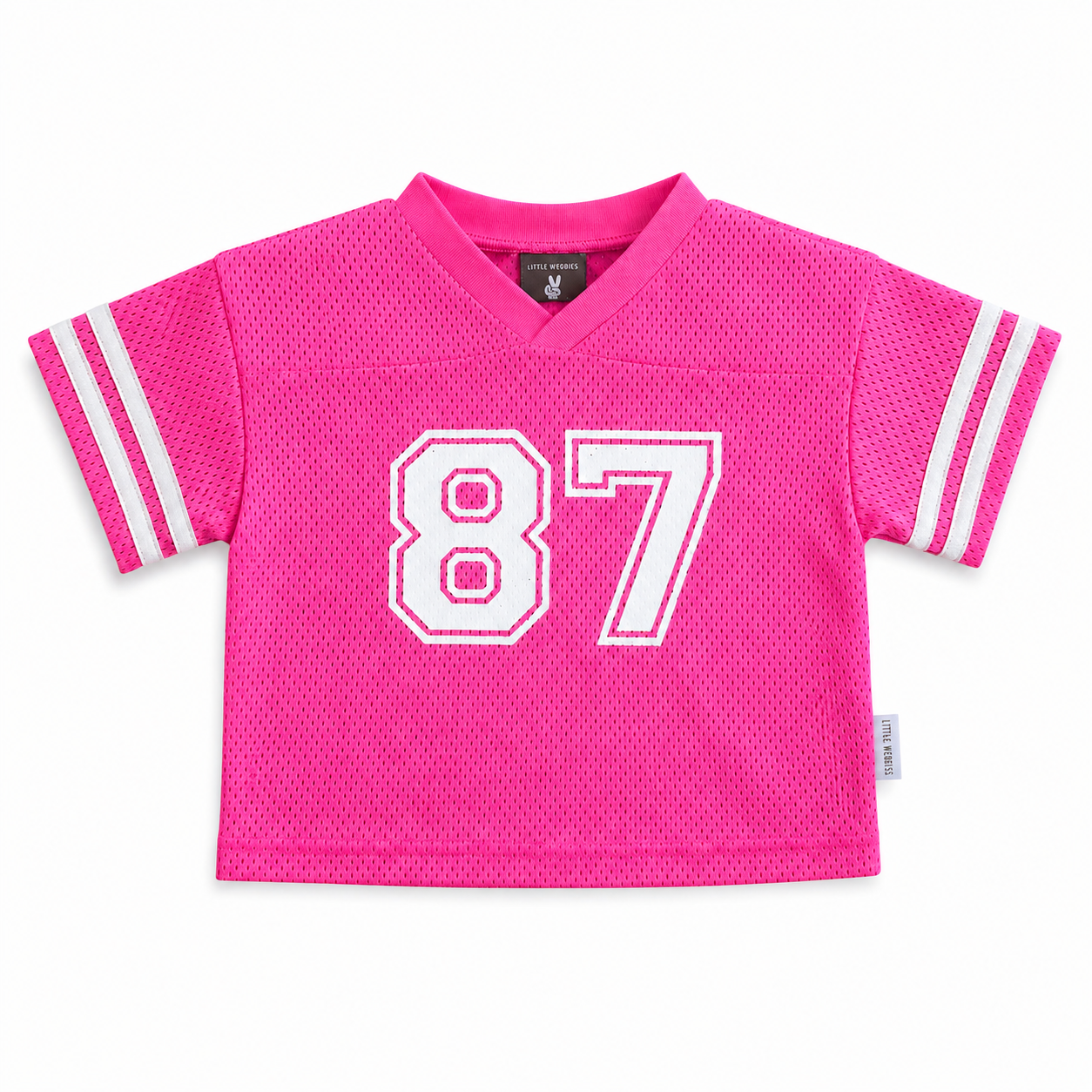 boxy jersey - hot pink