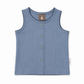 ribbed tank - blue