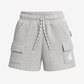 waffle short - heather grey