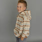 hoodie - brown stripe