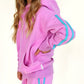 hoodie - magenta