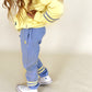 hoodie - yellow + blue