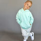 hoodie - mint acid