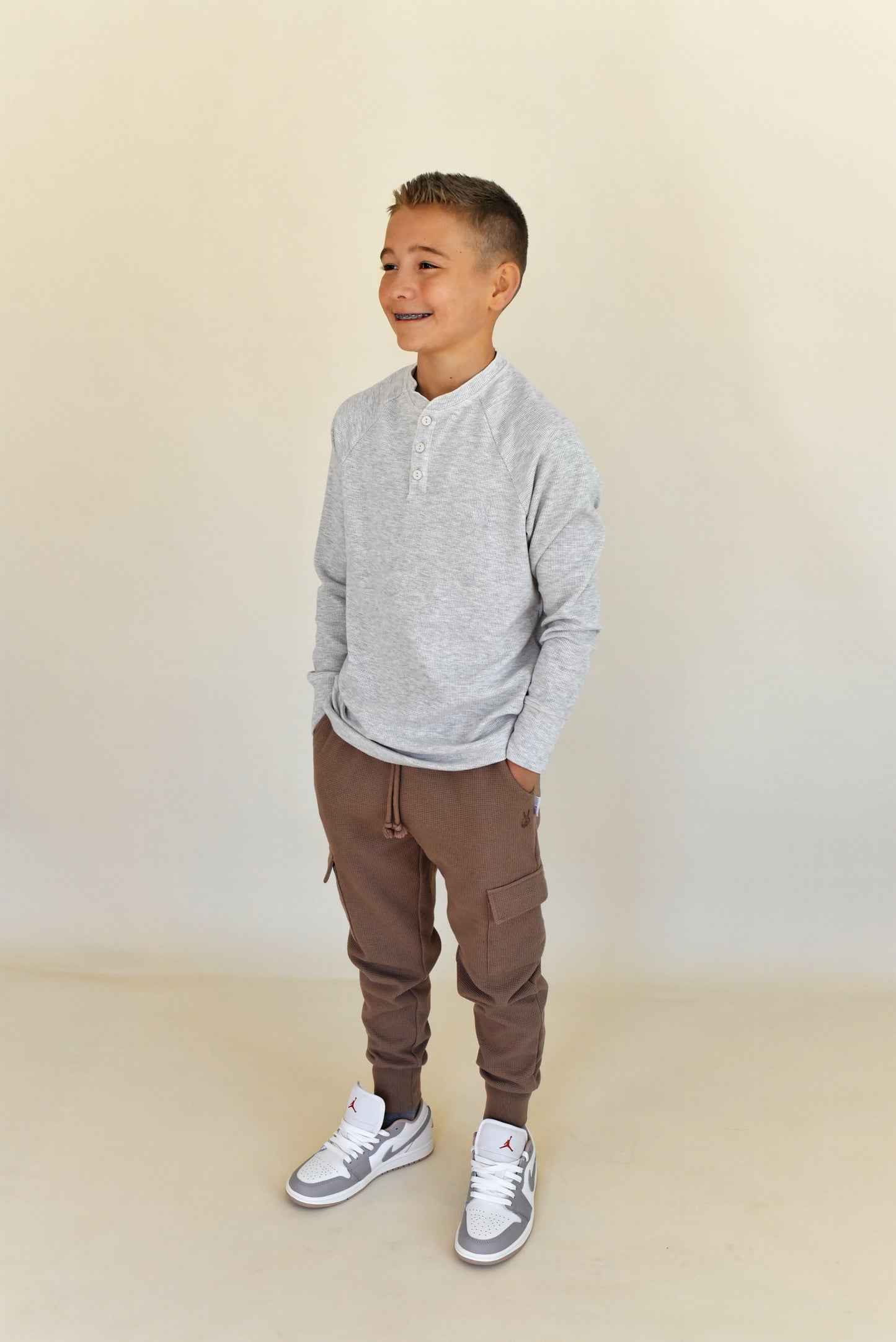 thermal - grey button