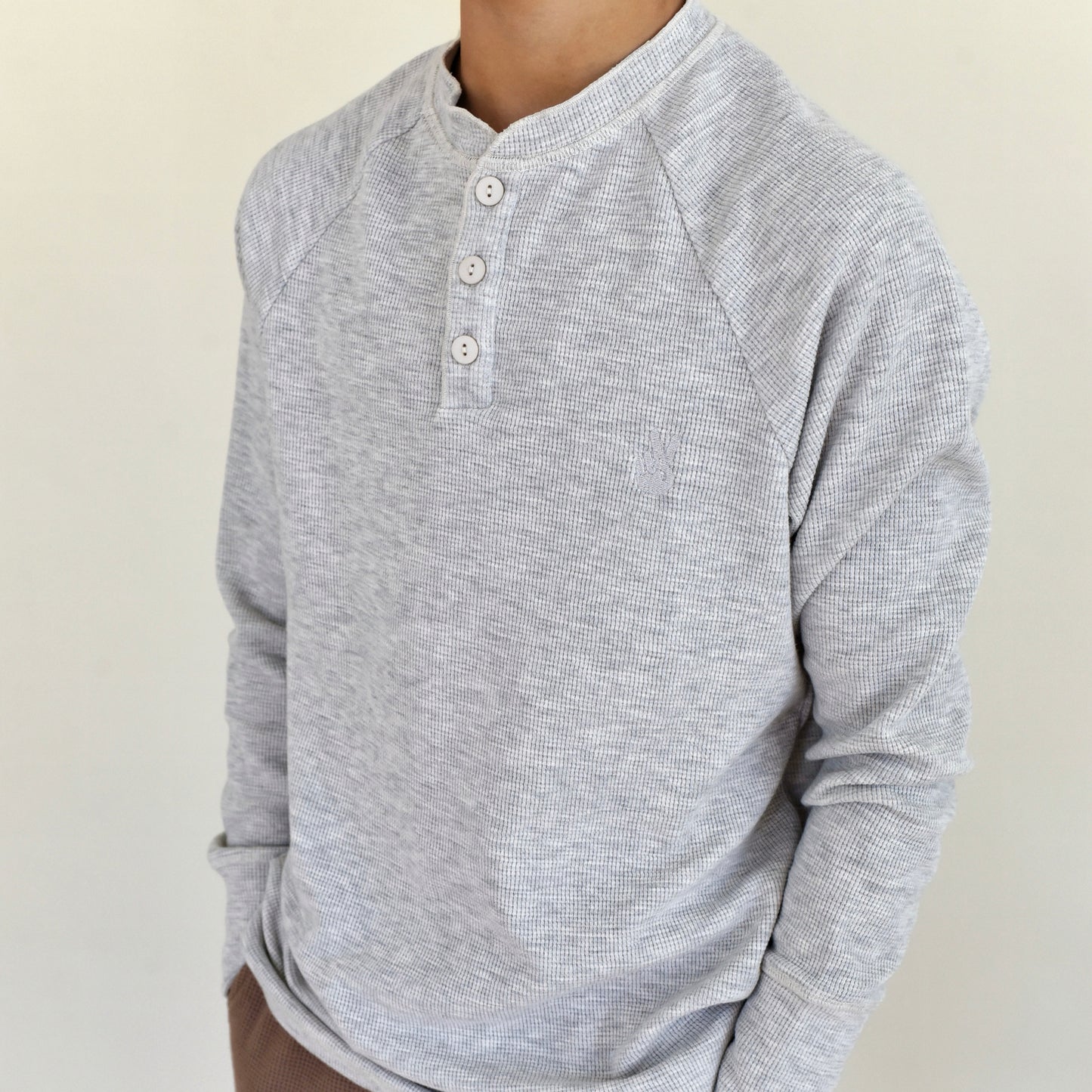 thermal - grey button