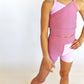 active - pink colorblock