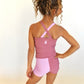 active - pink colorblock