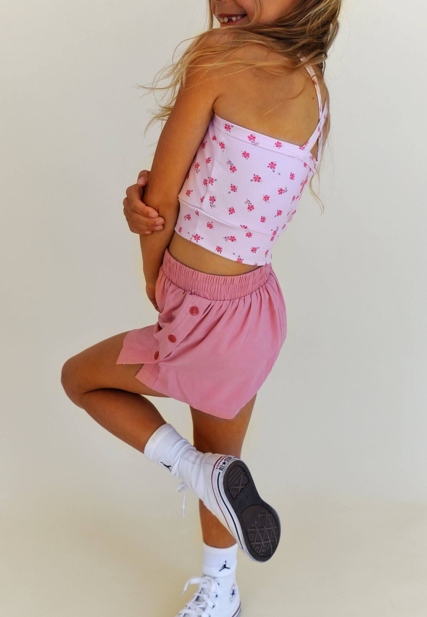 active - floral snap