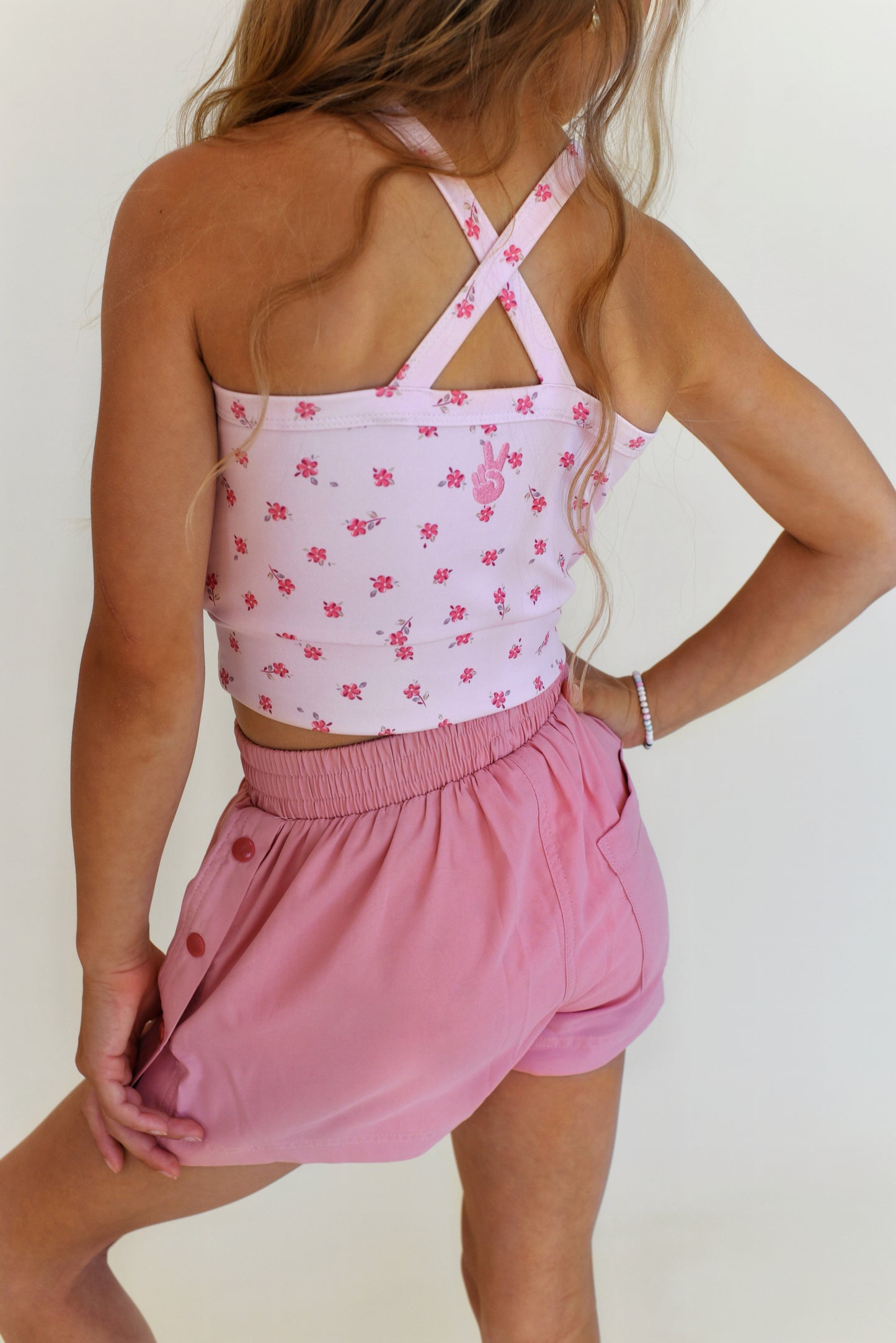 active - floral snap