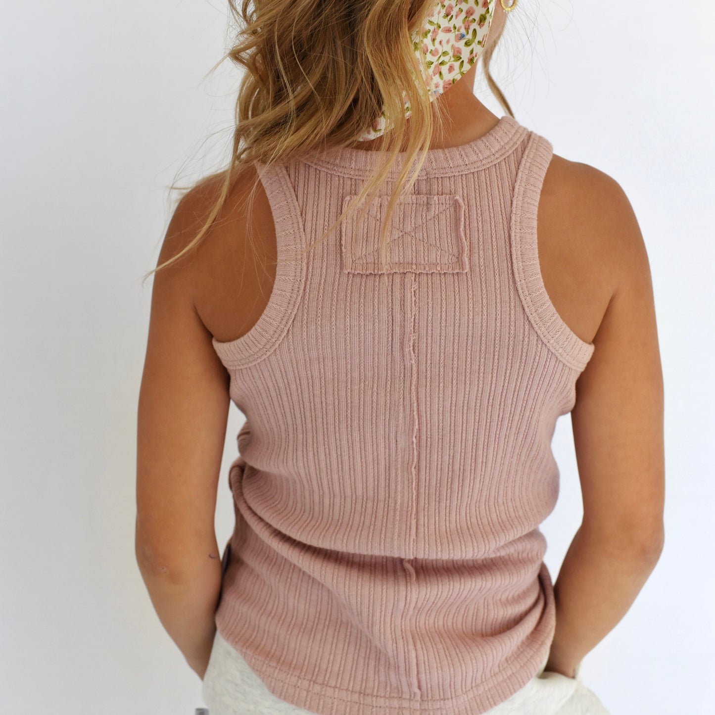 sweater tank - pink