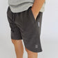 waffle short - charcoal
