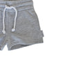 girls fleece short - grey