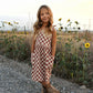 ribbed tank dress - rust check