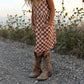 ribbed tank dress - rust check