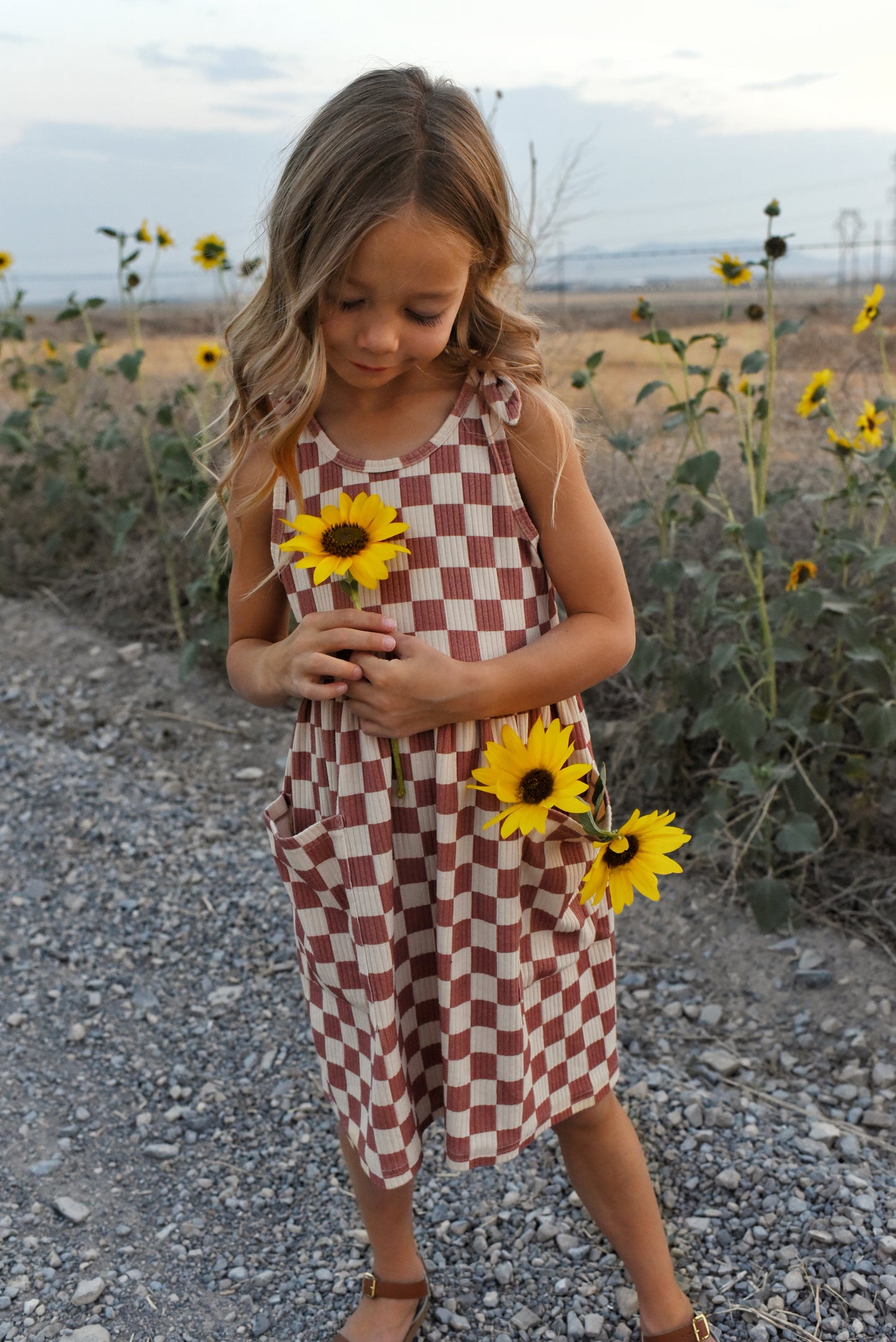 ribbed tank dress - rust check