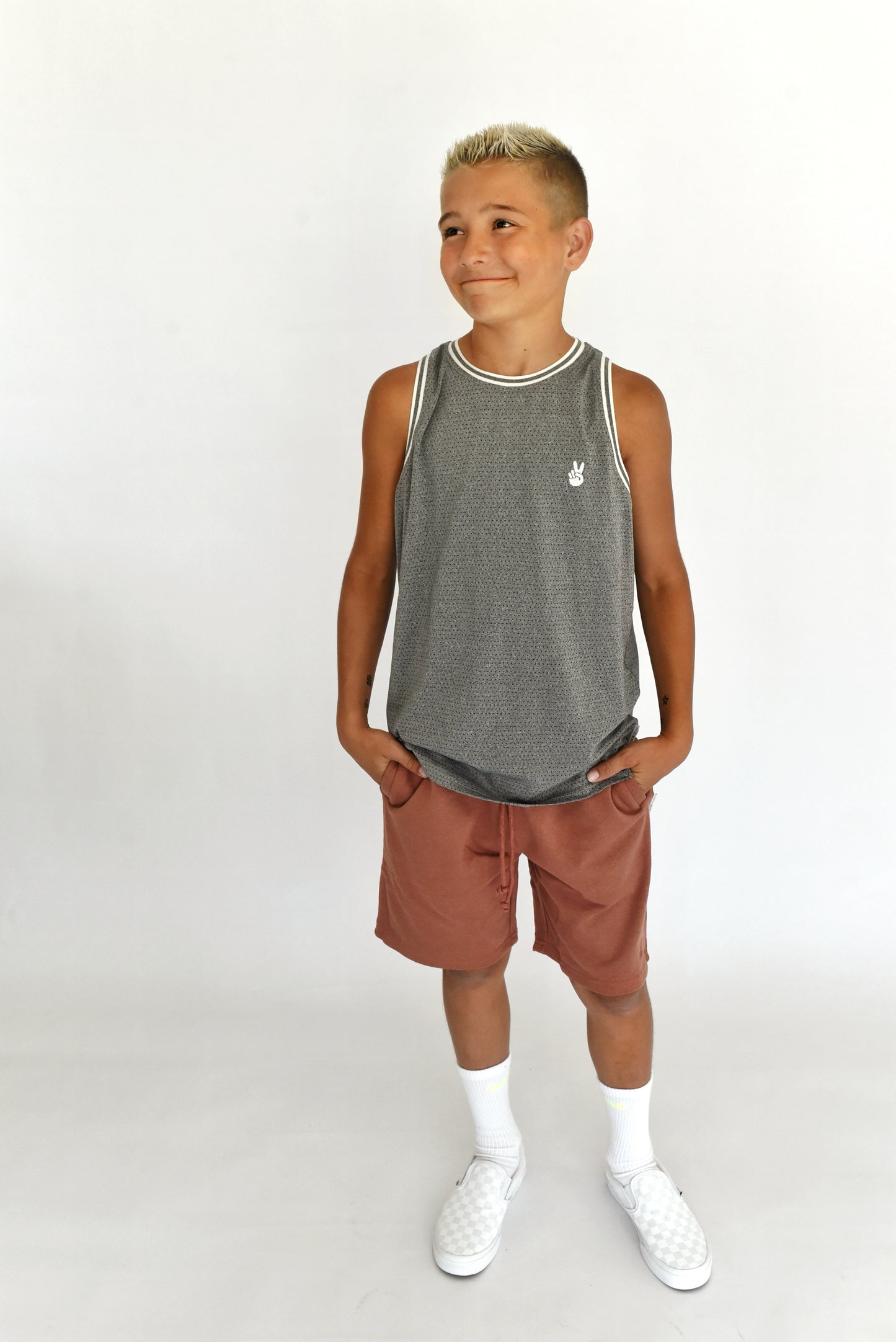 jersey - heathered grey