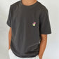 tee - washed black