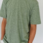 tee - heathered green