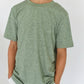 tee - heathered green