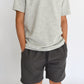 waffle tee - grey