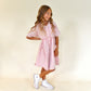 button dress - pink