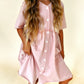 button dress - pink