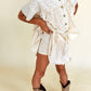 peplum + skirt set - floral